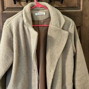 Long Teddy coat